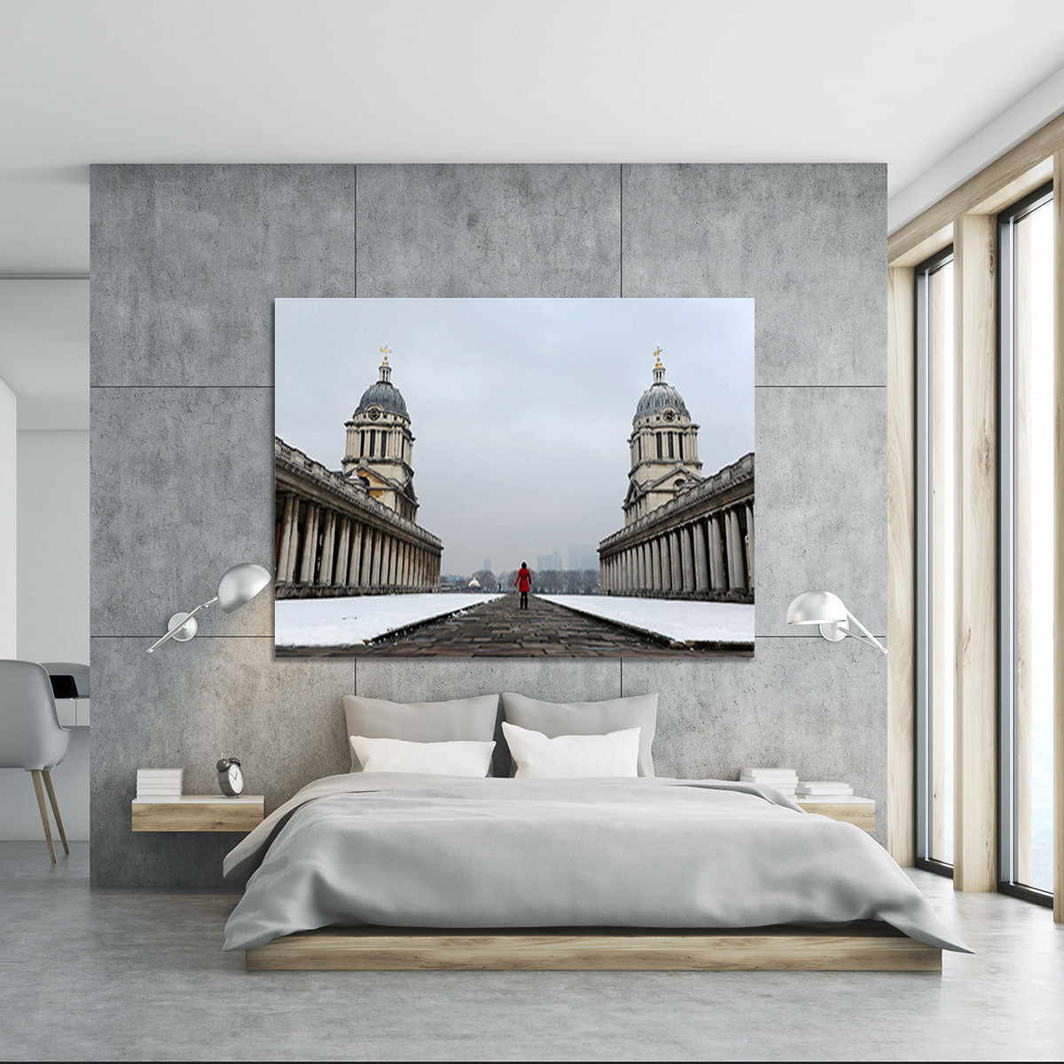 Snow in Greenwich Canvas Print or Poster - Canvas Art Rocks - 5
