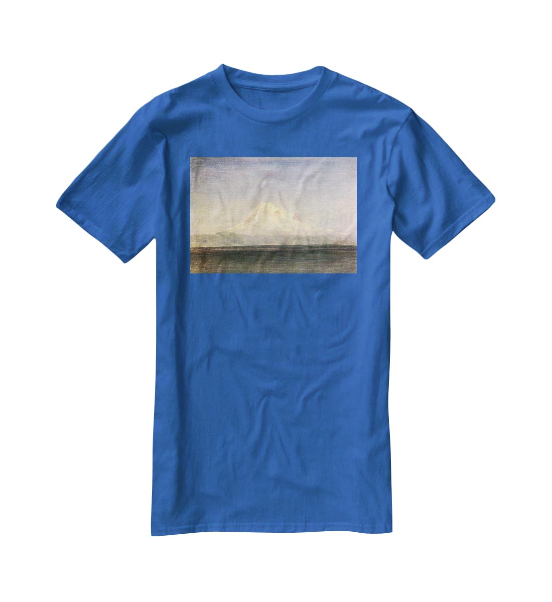 Snowy Mountains in the Pacific Northwest by Bierstadt T-Shirt - Canvas Art Rocks - 2