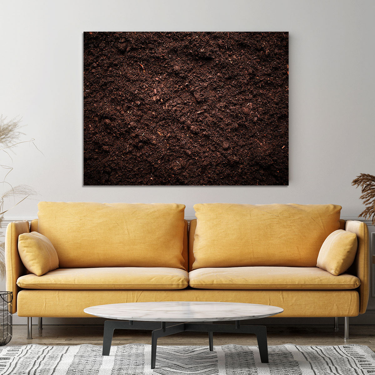 Soil texture Canvas Print or Poster - Canvas Art Rocks - 4