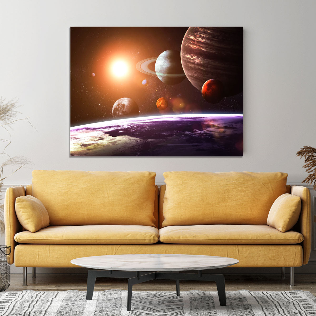 Solar system and space objects Canvas Print or Poster - Canvas Art Rocks - 4