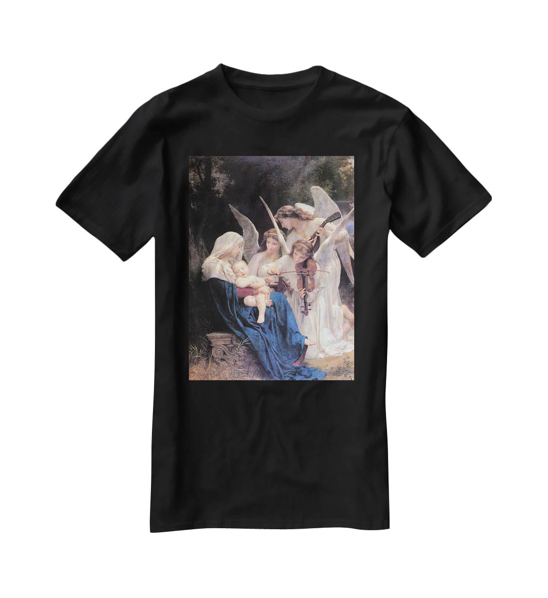 Song of the Angels By Bouguereau T-Shirt - Canvas Art Rocks - 1