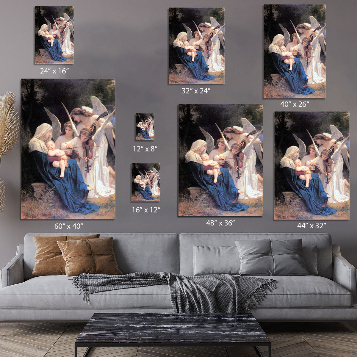 Song of the Angels By Bouguereau Canvas Print or Poster - Canvas Art Rocks - 7