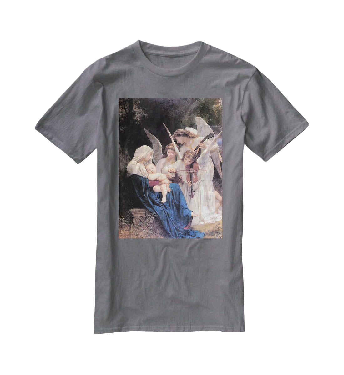 Song of the Angels By Bouguereau T-Shirt - Canvas Art Rocks - 3