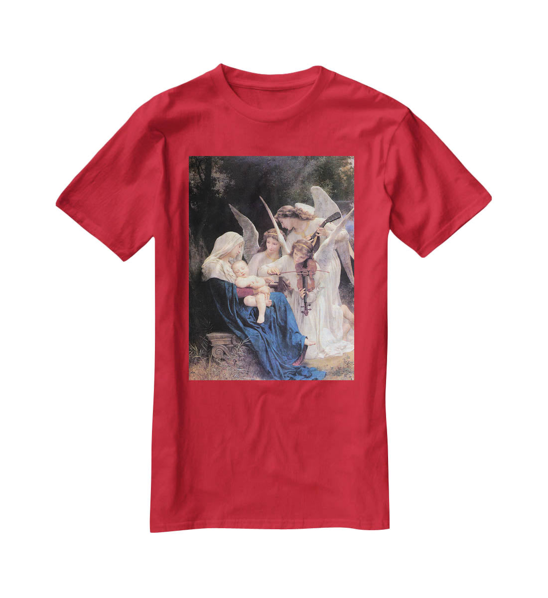 Song of the Angels By Bouguereau T-Shirt - Canvas Art Rocks - 4
