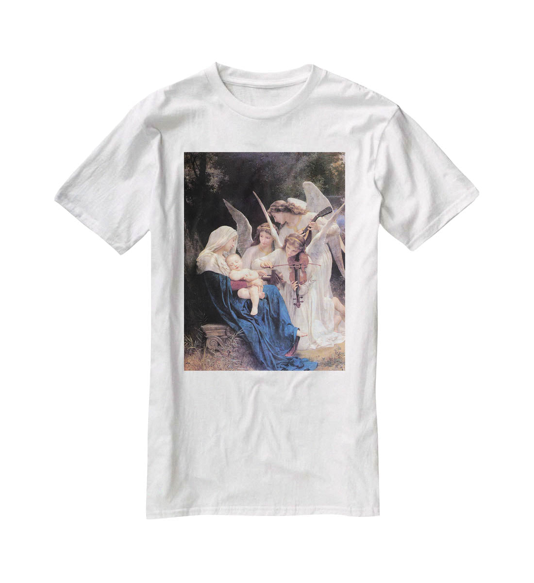 Song of the Angels By Bouguereau T-Shirt - Canvas Art Rocks - 5