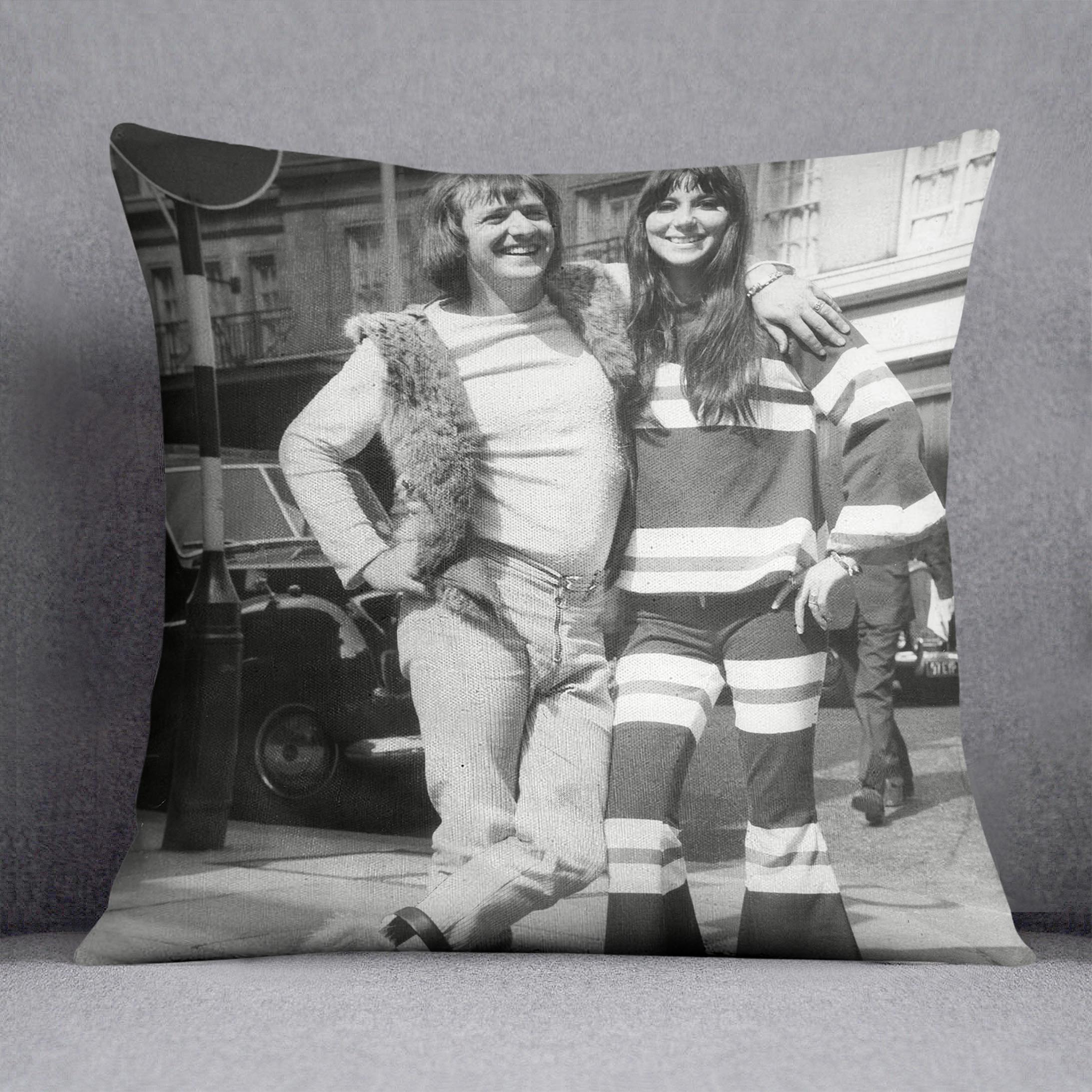 Sonny and Cher street life Cushion