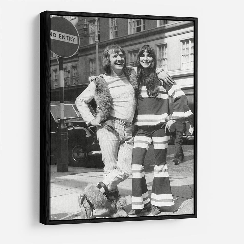 Sonny and Cher street life HD Metal Print