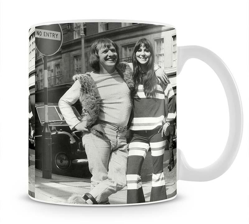 Sonny and Cher street life Mug - Canvas Art Rocks - 1