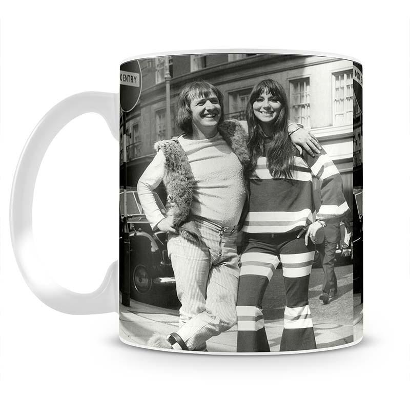 Sonny and Cher street life Mug - Canvas Art Rocks - 2