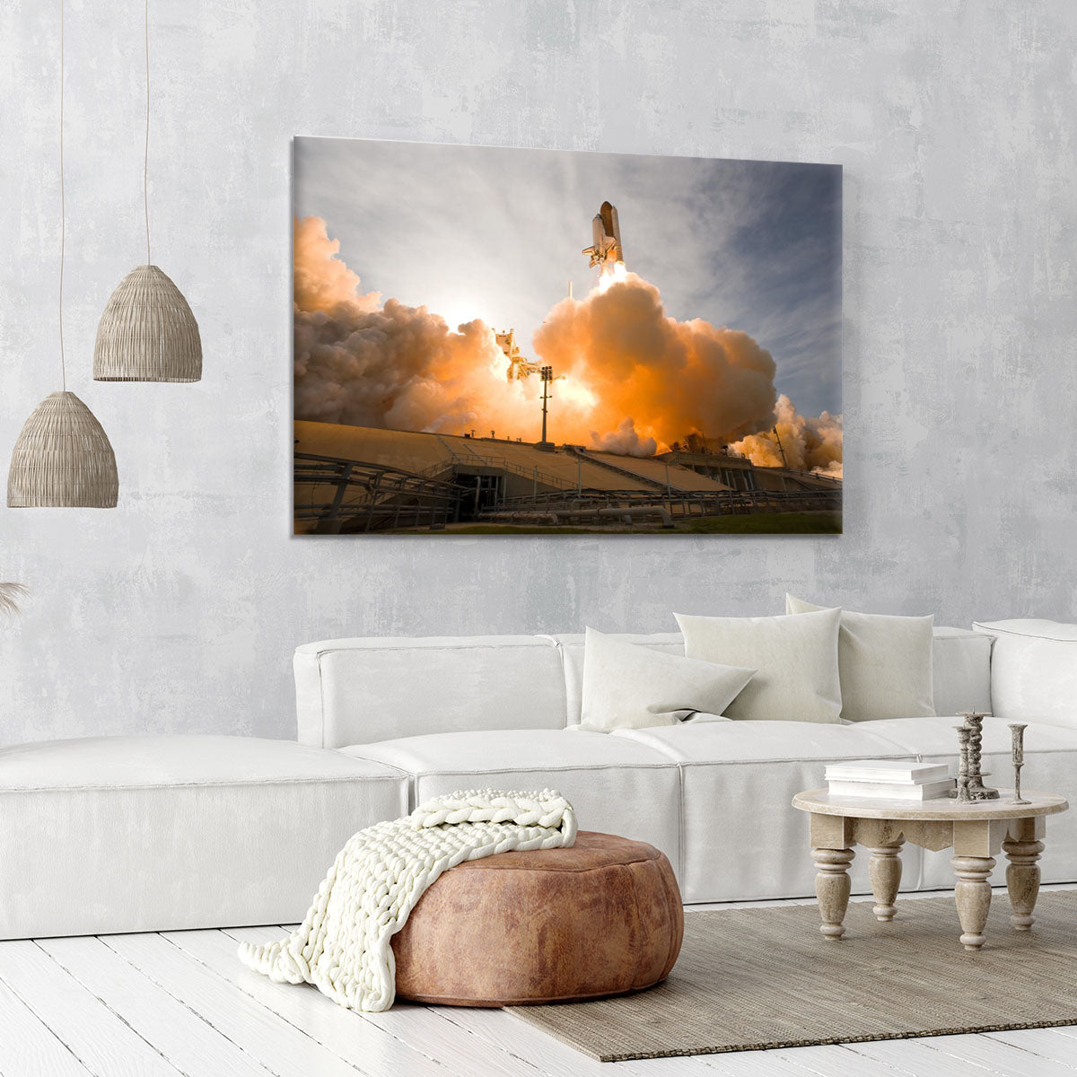 Space Shuttle Cape Canaveral Canvas Print or Poster