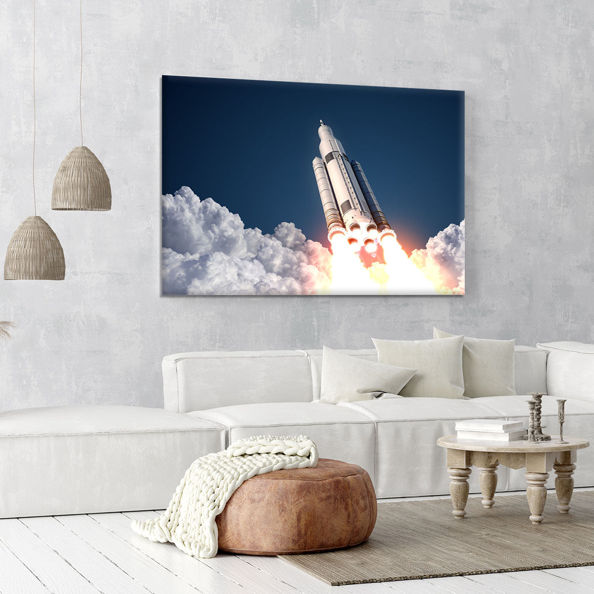 Space Launch System Takes Off Canvas Print or Poster - Canvas Art Rocks - 6