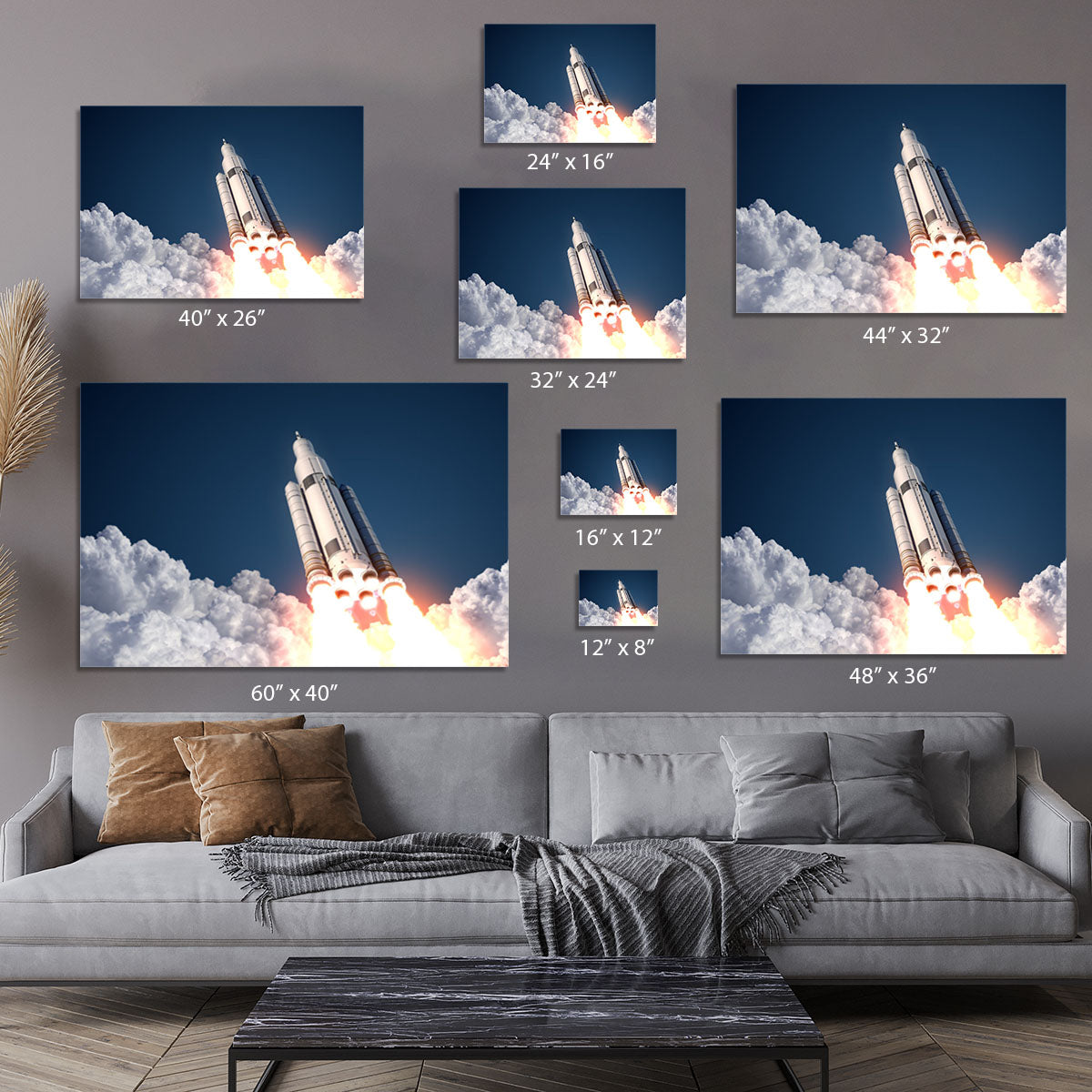 Space Launch System Takes Off Canvas Print or Poster - Canvas Art Rocks - 7