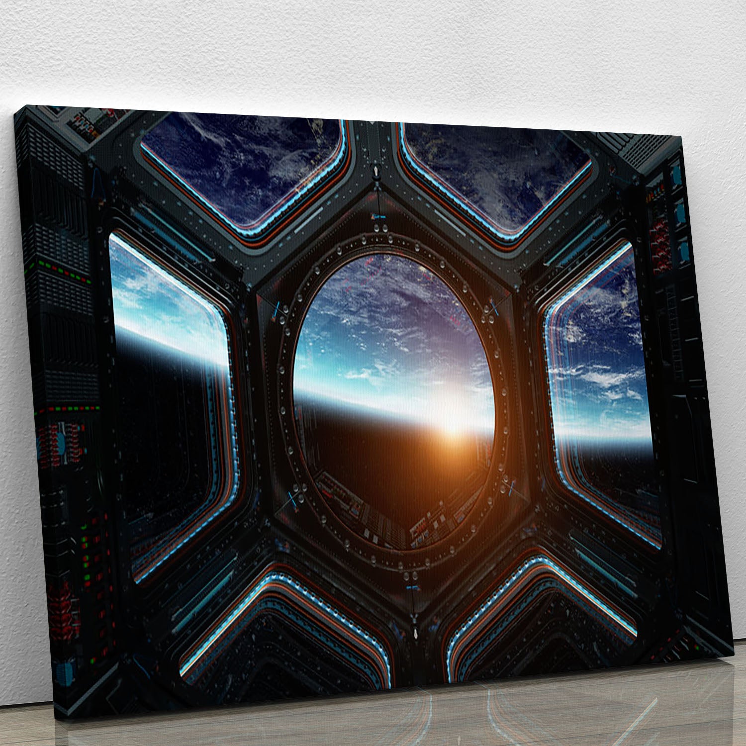 Space Ship Window Canvas Print or Poster - Canvas Art Rocks - 1