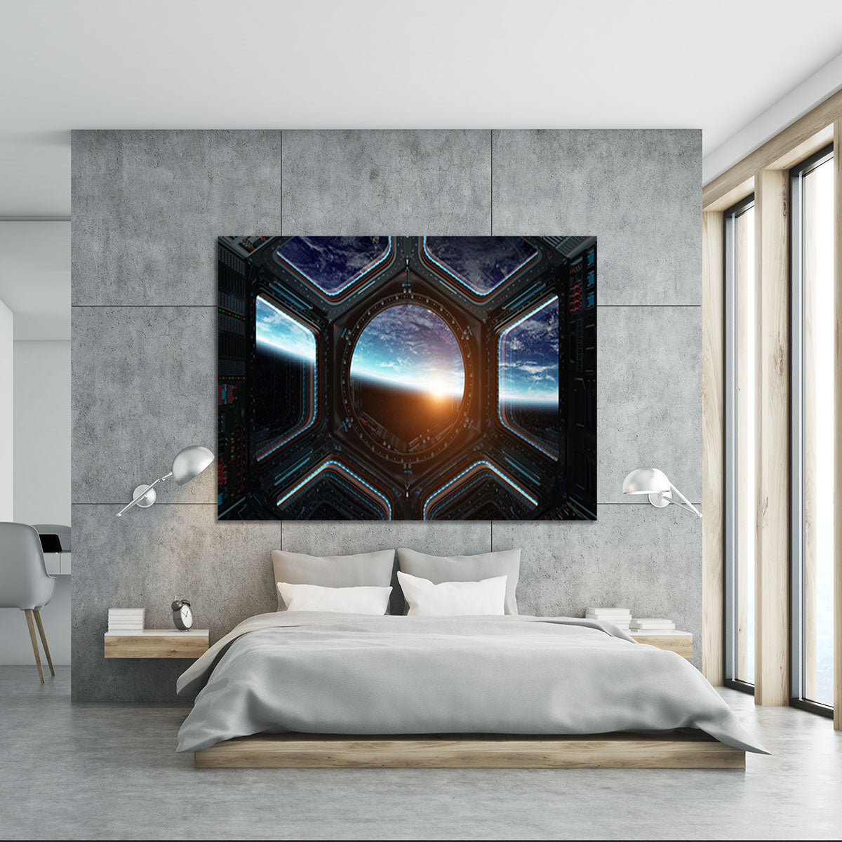 Space Ship Window Canvas Print or Poster - Canvas Art Rocks - 5