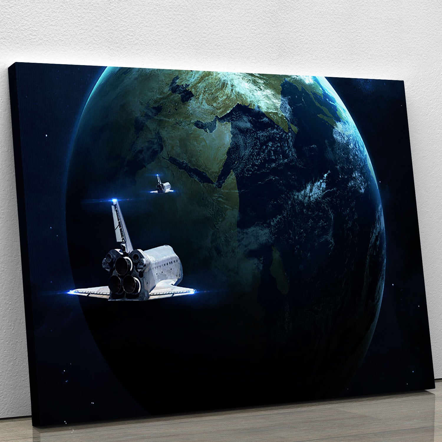 Space Shuttle Flying Back To Earth Canvas Print or Poster - Canvas Art Rocks - 1