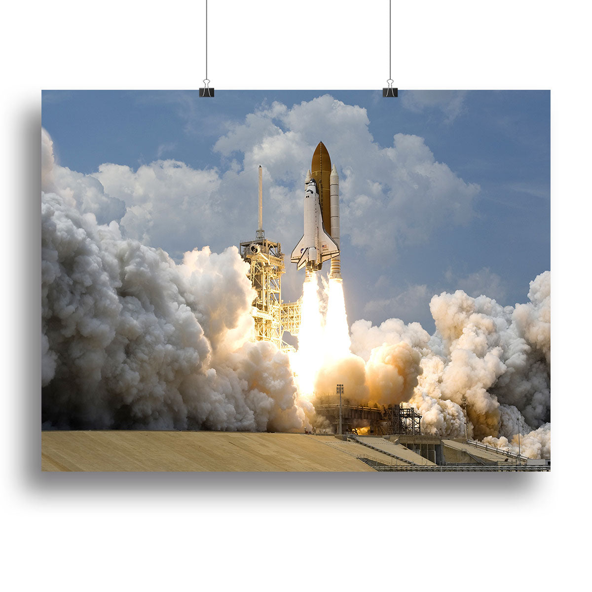 Space Shuttle Launch Canvas Print or Poster - Canvas Art Rocks - 2