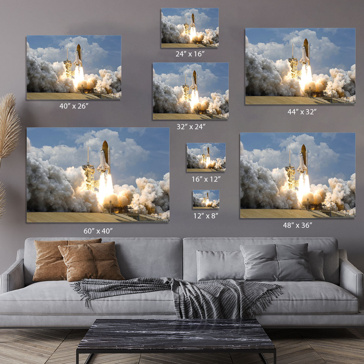 Space Shuttle Launch Canvas Print or Poster - Canvas Art Rocks - 7