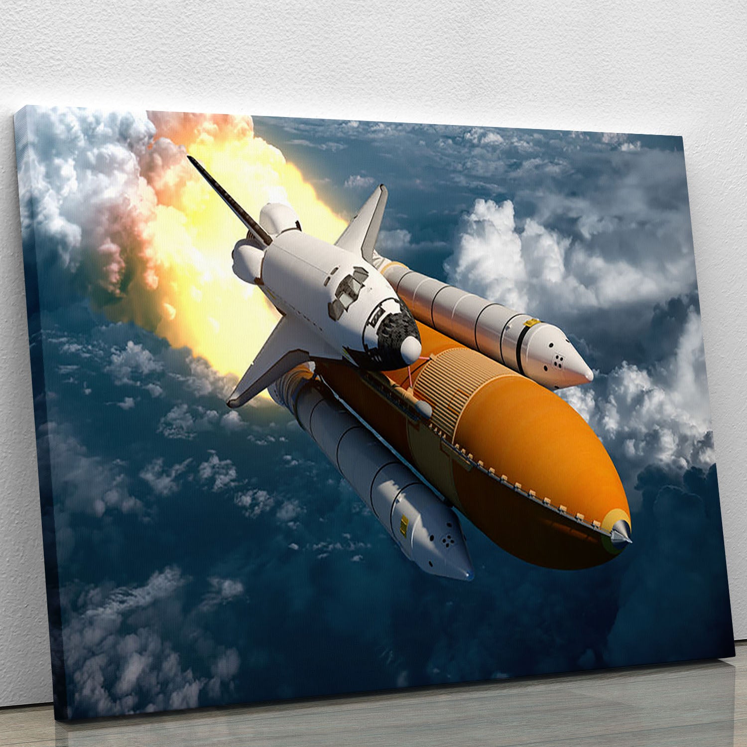 Space Shuttle Lift Off Canvas Print or Poster - Canvas Art Rocks - 1