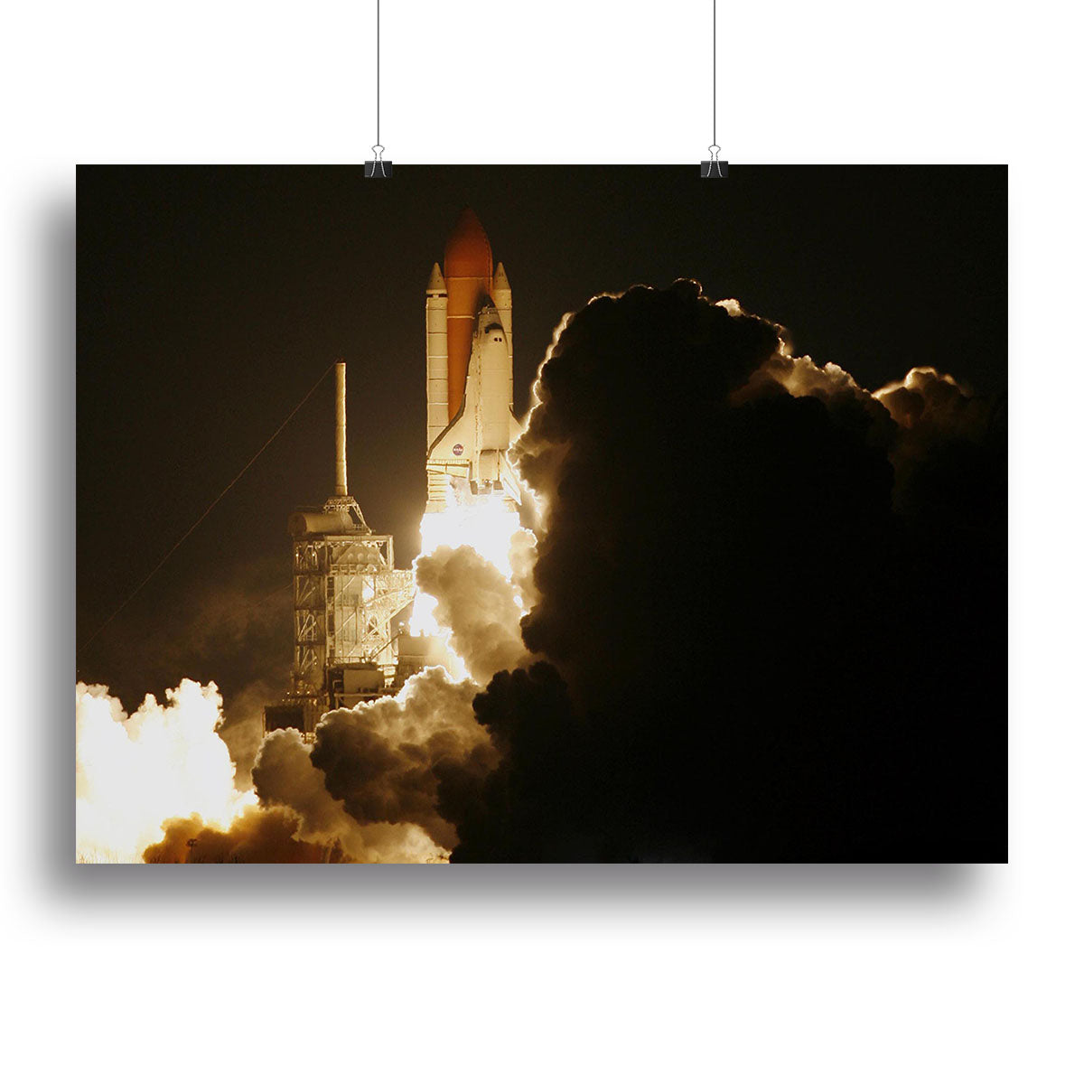 Space Shuttle Take Off Canvas Print or Poster - Canvas Art Rocks - 2