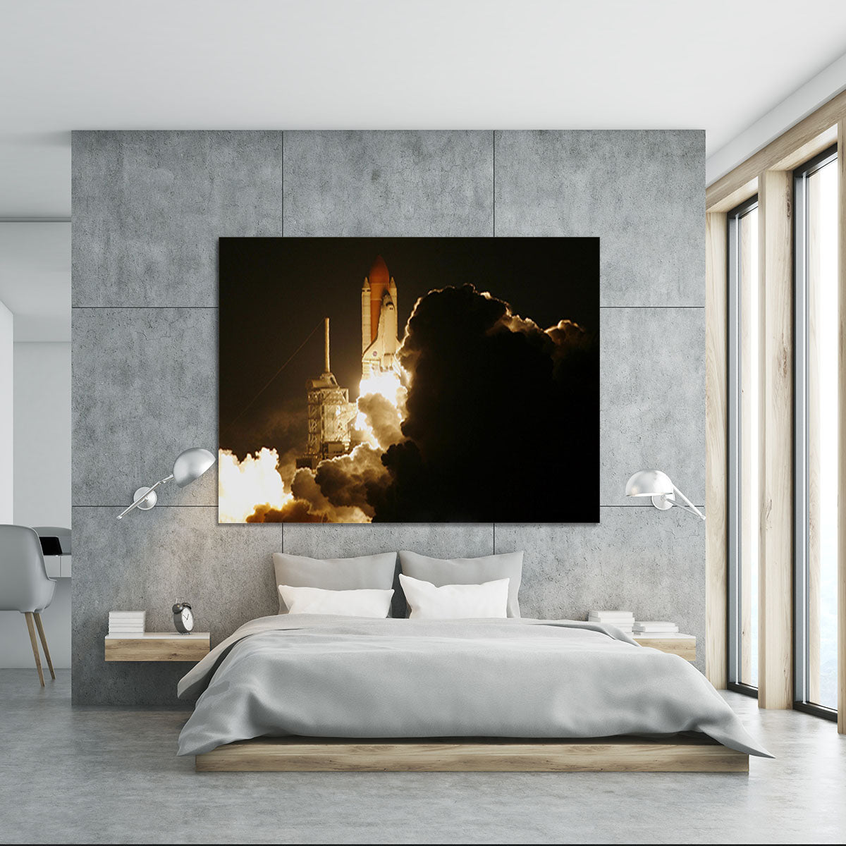 Space Shuttle Take Off Canvas Print or Poster - Canvas Art Rocks - 5