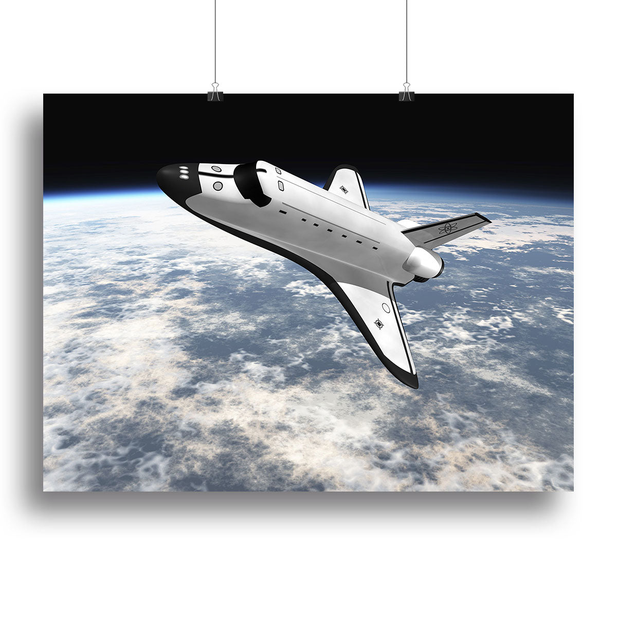Space Shuttle leaving earth Canvas Print or Poster - Canvas Art Rocks - 2