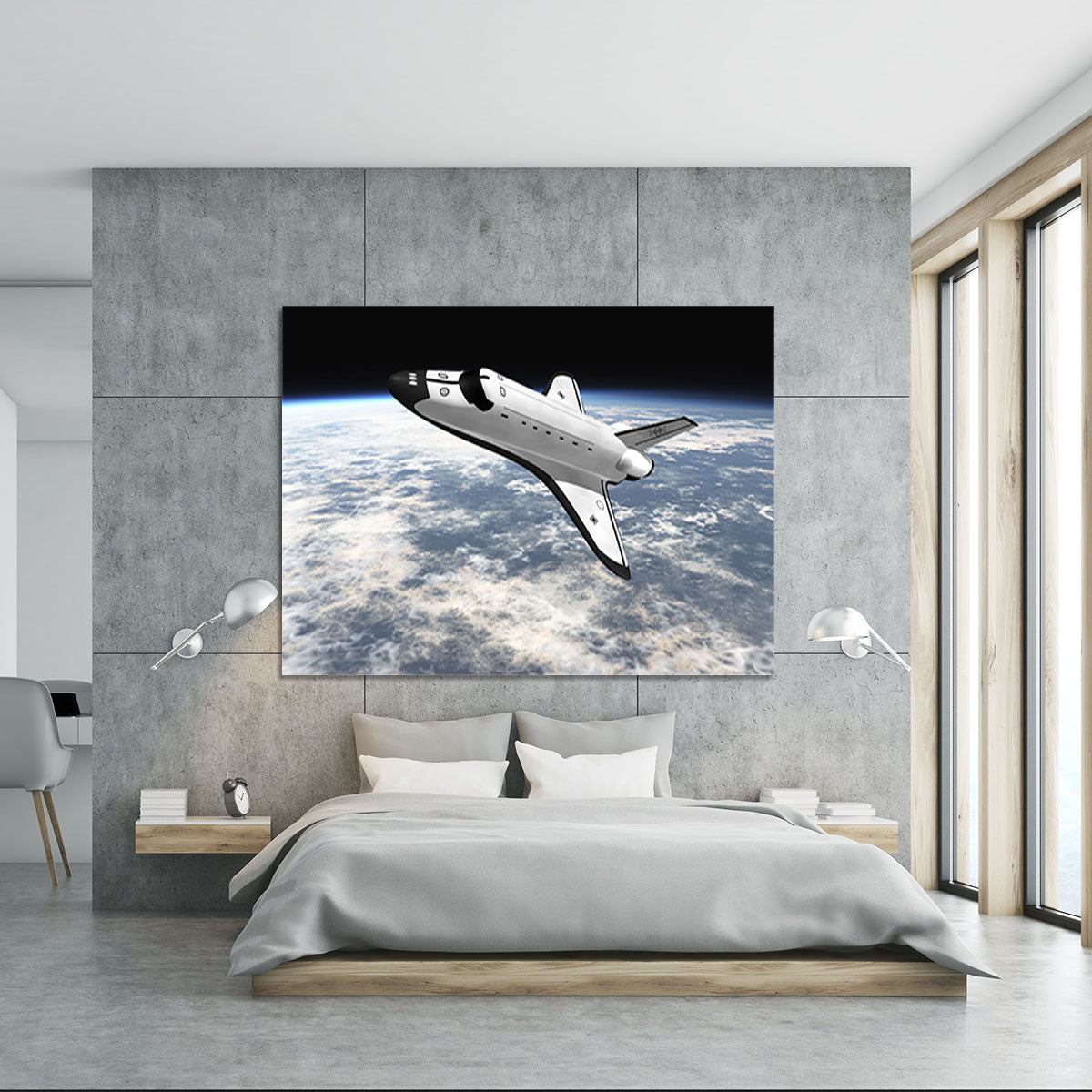 Space Shuttle leaving earth Canvas Print or Poster - Canvas Art Rocks - 5