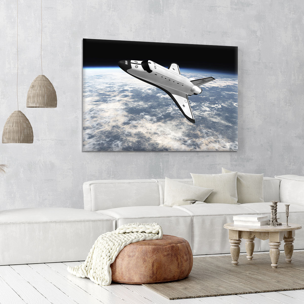 Space Shuttle leaving earth Canvas Print or Poster - Canvas Art Rocks - 6