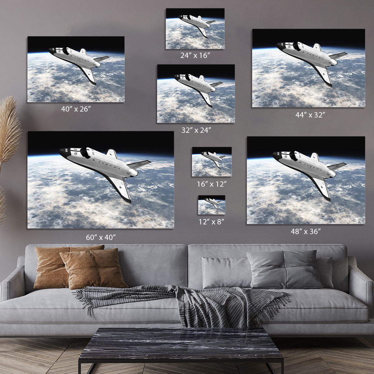 Space Shuttle leaving earth Canvas Print or Poster - Canvas Art Rocks - 7