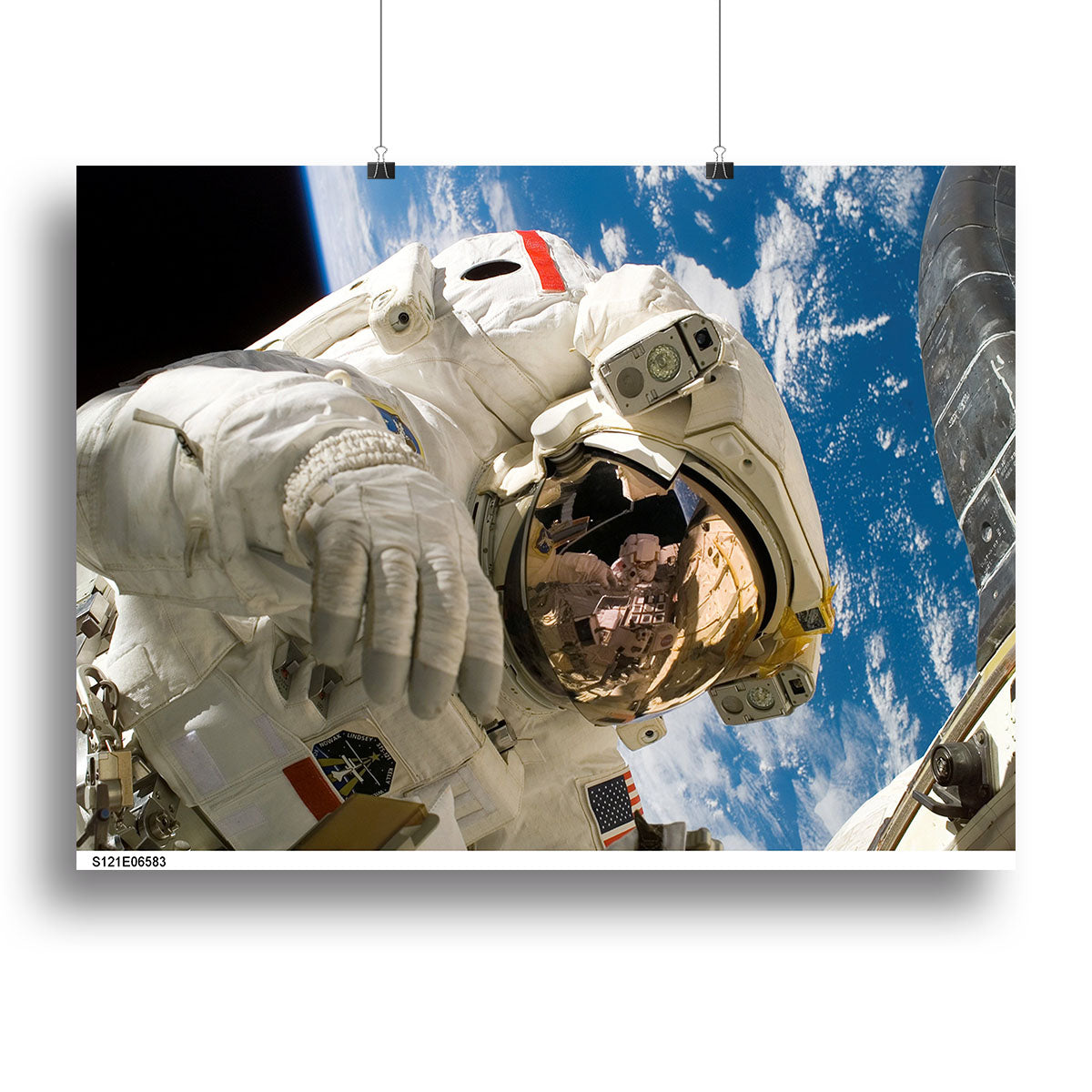 Space Walk Close Up Canvas Print or Poster - Canvas Art Rocks - 2