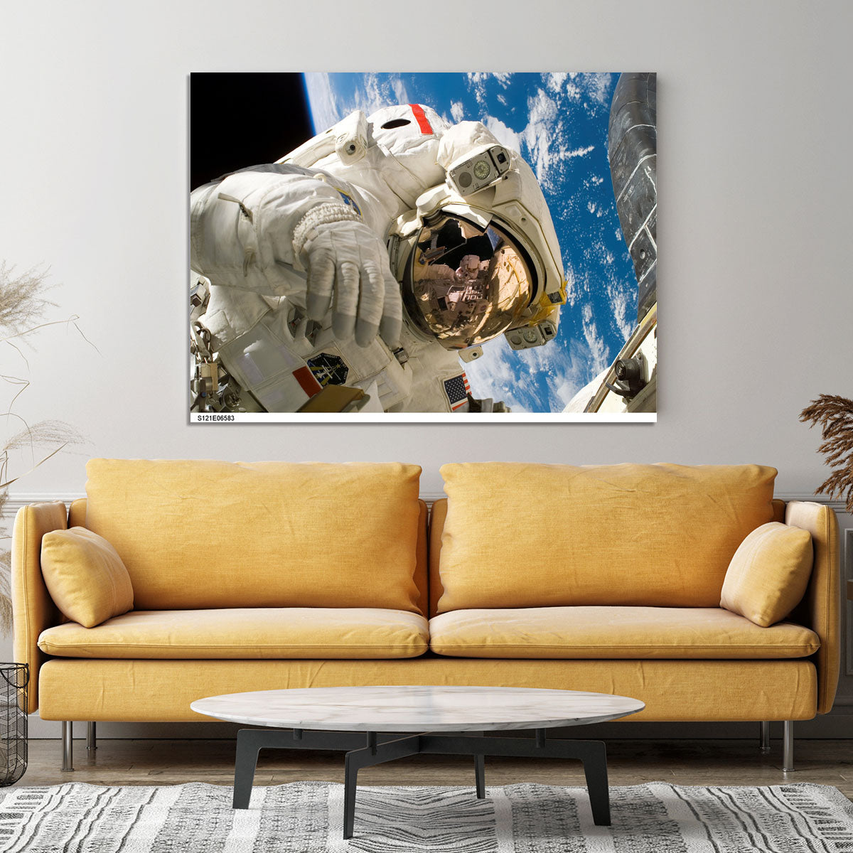 Space Walk Close Up Canvas Print or Poster - Canvas Art Rocks - 4