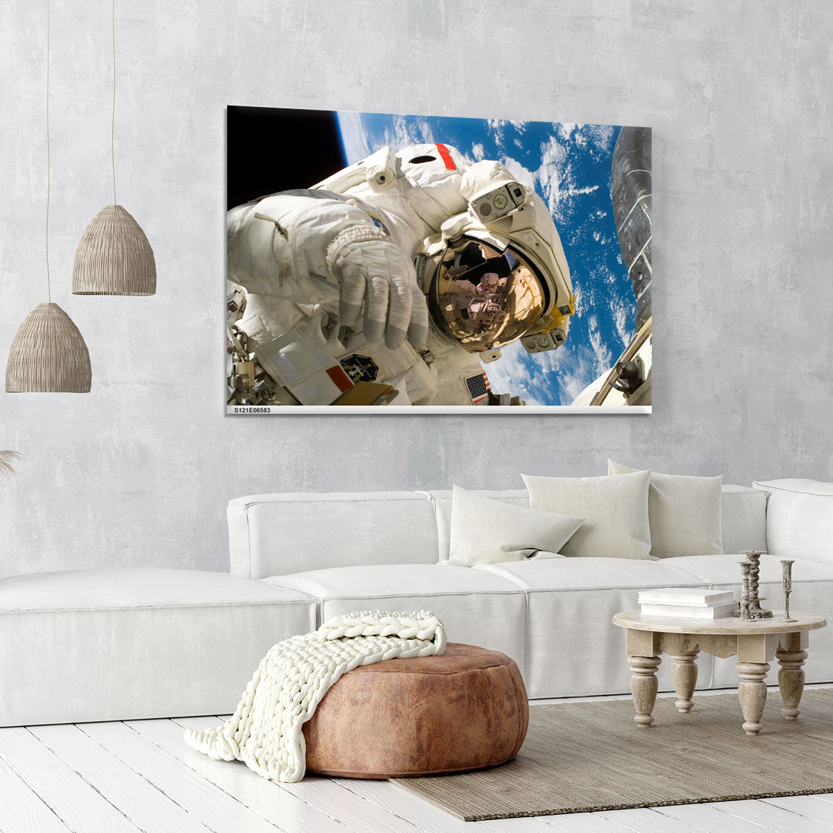Space Walk Close Up Canvas Print or Poster - Canvas Art Rocks - 6
