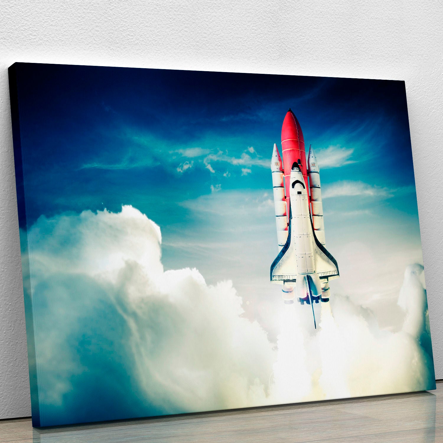 Space shuttle taking off on a mission Canvas Print or Poster - Canvas Art Rocks - 1