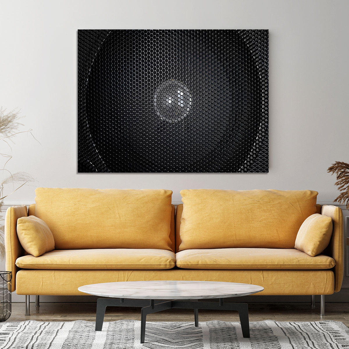 Speaker grill Canvas Print or Poster - Canvas Art Rocks - 4