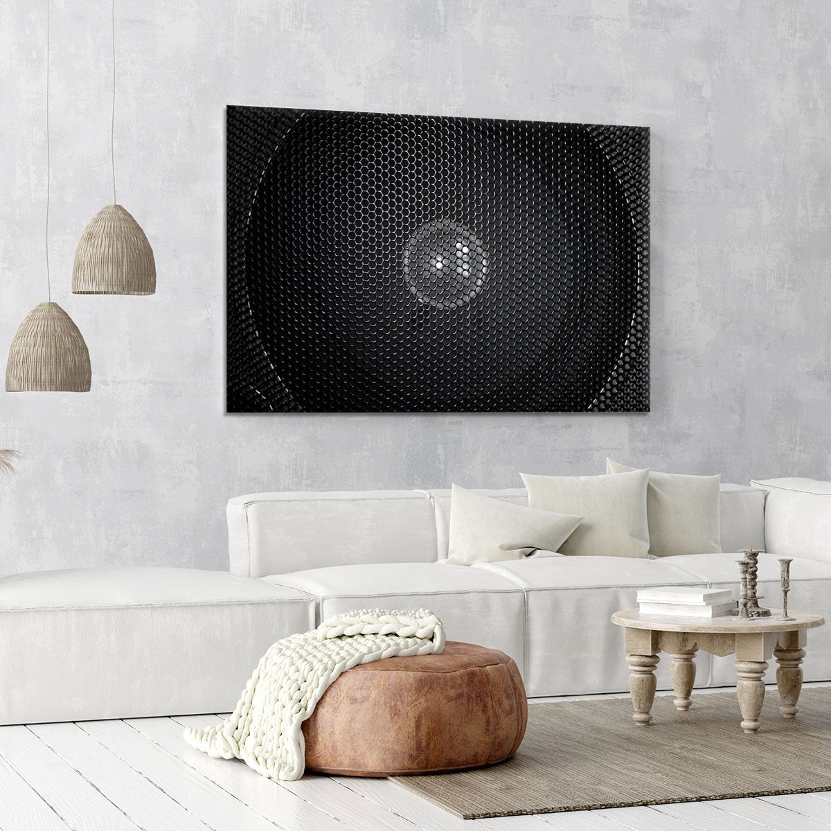 Speaker grill Canvas Print or Poster - Canvas Art Rocks - 6