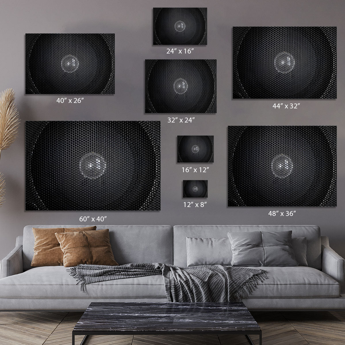 Speaker grill Canvas Print or Poster - Canvas Art Rocks - 7