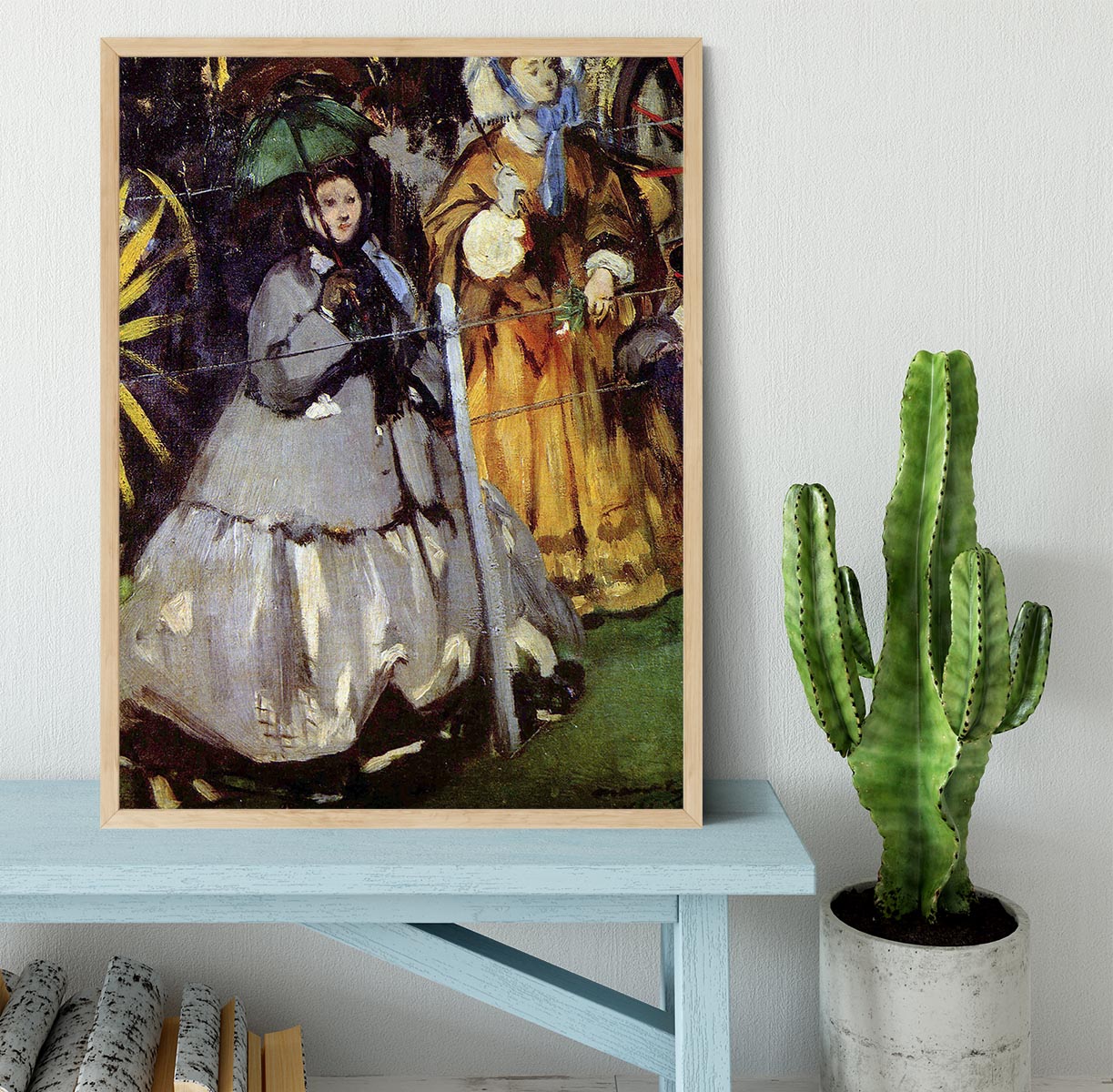 Spectators at the races by Manet Framed Print - Canvas Art Rocks - 4