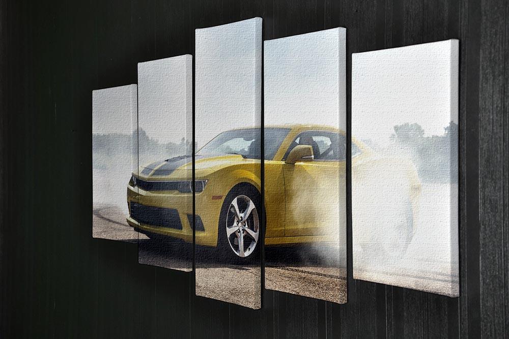Sport Car Drifting 5 Split Panel Canvas  - Canvas Art Rocks - 2