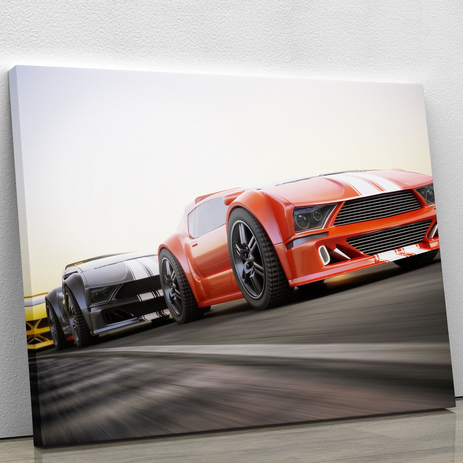 Sport Cars Racing Canvas Print or Poster - Canvas Art Rocks - 1