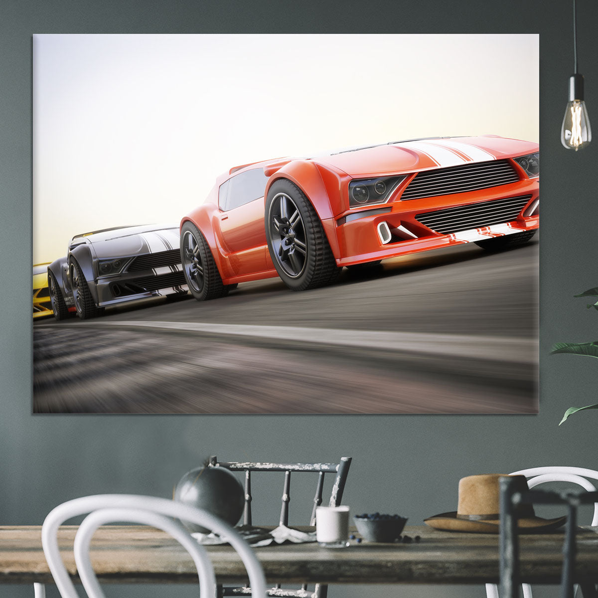 Sport Cars Racing Canvas Print or Poster - Canvas Art Rocks - 3