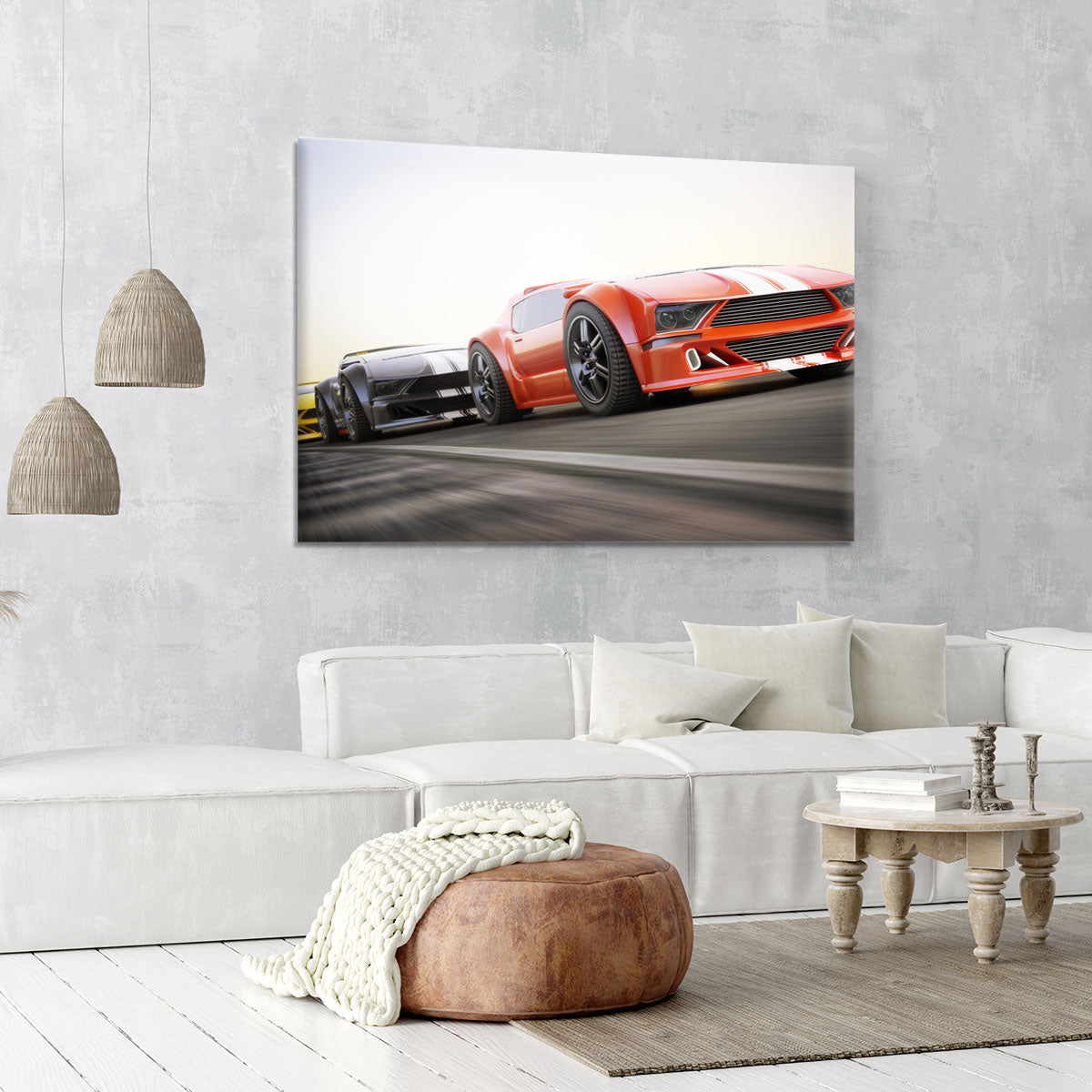 Sport Cars Racing Canvas Print or Poster - Canvas Art Rocks - 6