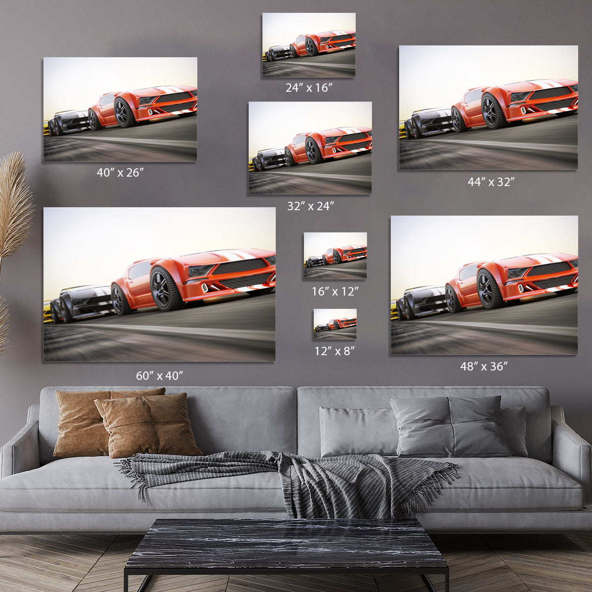 Sport Cars Racing Canvas Print or Poster - Canvas Art Rocks - 7