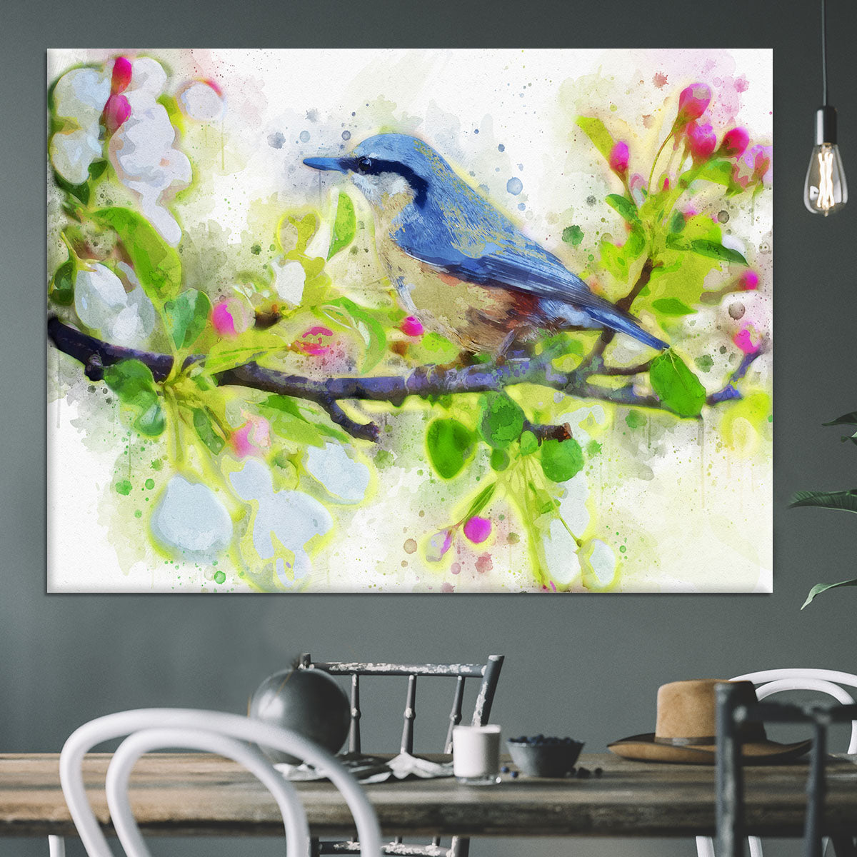 Spring Bird Canvas Print or Poster - Canvas Art Rocks - 3