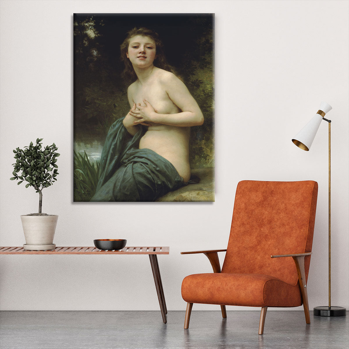 Spring Breeze By Bouguereau Canvas Print or Poster - Canvas Art Rocks - 6