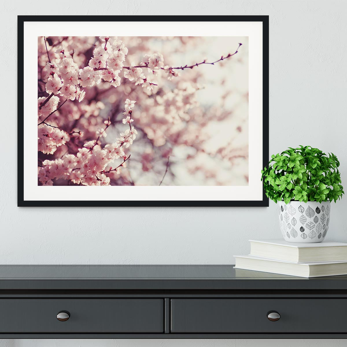 Spring Cherry blossoms Framed Print - Canvas Art Rocks - 1