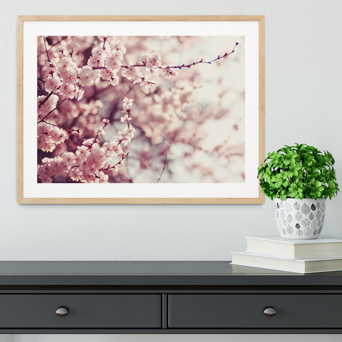 Spring Cherry blossoms Framed Print - Canvas Art Rocks - 3