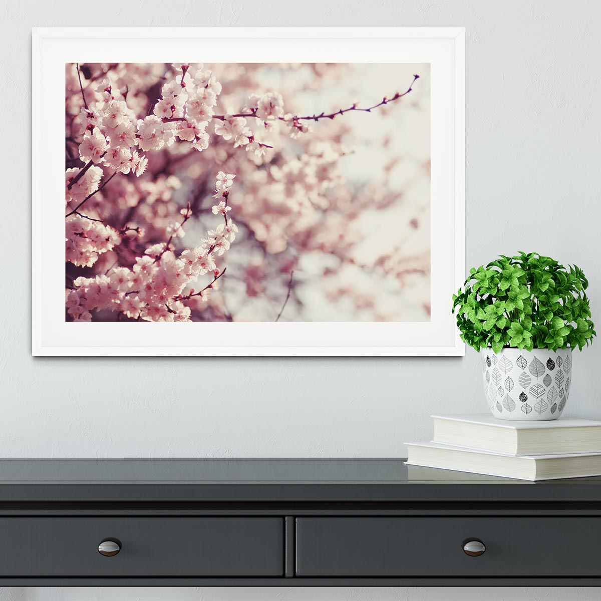 Spring Cherry blossoms Framed Print - Canvas Art Rocks - 5