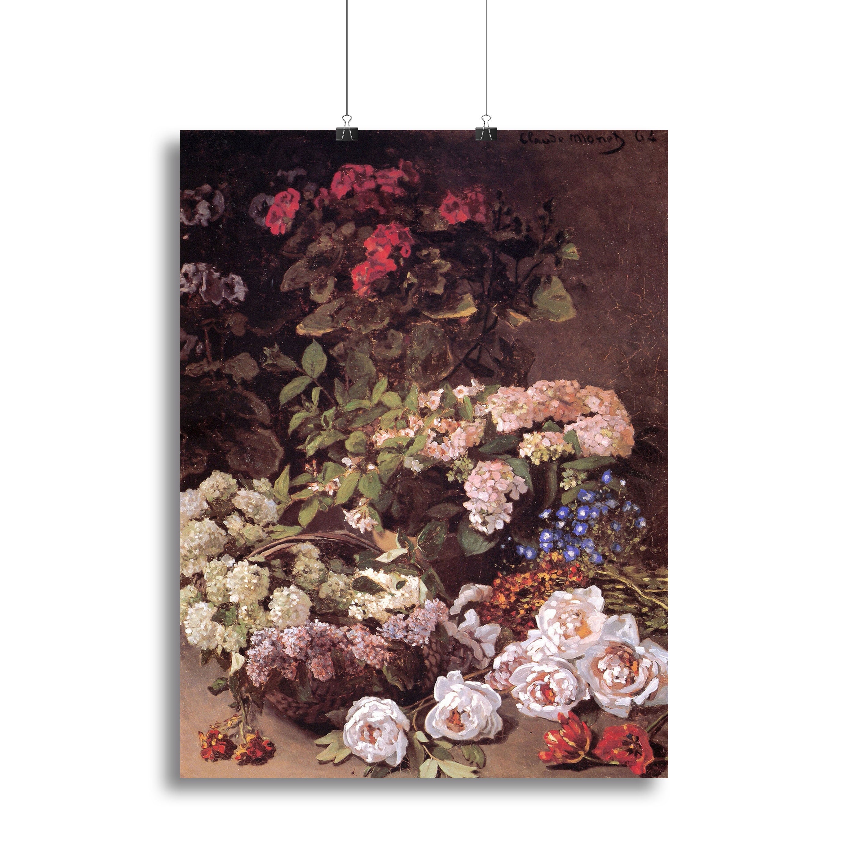 Spring Flowers by Monet Canvas Print or Poster - Canvas Art Rocks - 2