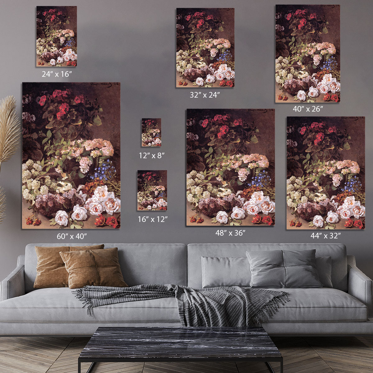 Spring Flowers by Monet Canvas Print or Poster - Canvas Art Rocks - 7