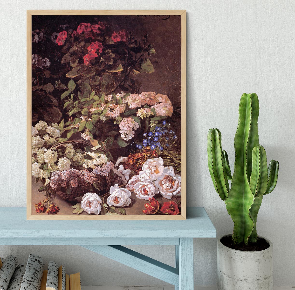 Spring Flowers by Monet Framed Print - Canvas Art Rocks - 4