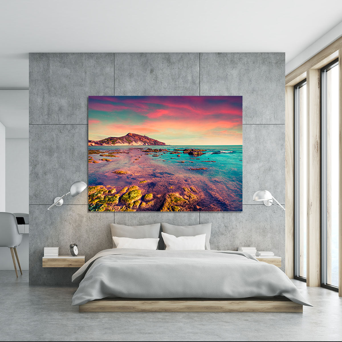 Spring sunset from the Giallonardo Canvas Print or Poster - Canvas Art Rocks - 5